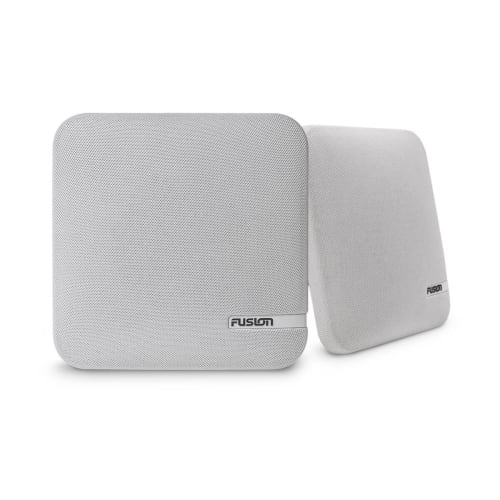 Fusion® SM Series Marine Speakers | 6.5" 100-Watt Classic White Shallow Mount Marine Speaker (Pair)