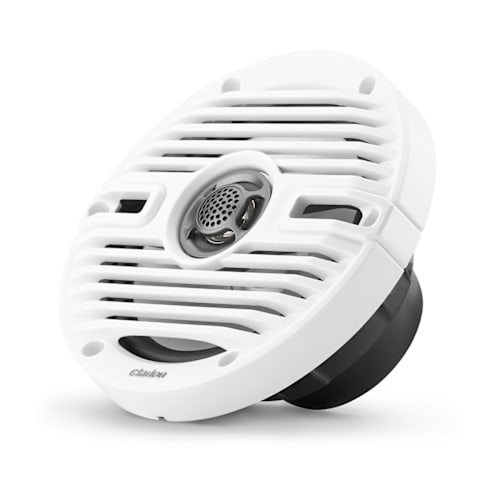 Clarion® Marine CMS Speakers | 6.5" with White and Black Classic Grille (CMS-651-CWB)